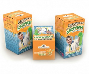 Набор - Светящиеся полимерные лизуны (ПК Висма, 820пл)